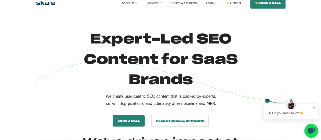 Skale SEO Content Page